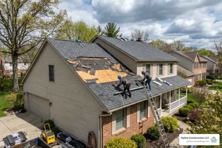 roof repair storm damaged home Central Ohio
