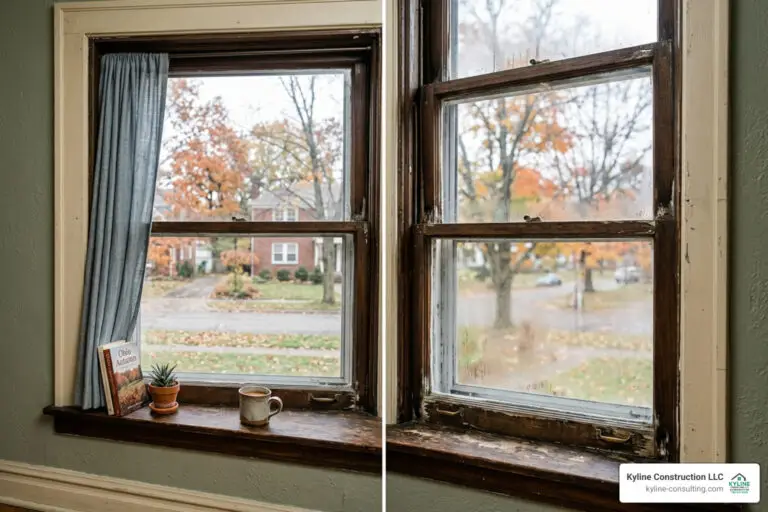 window replacement drafty old window Central Ohio home